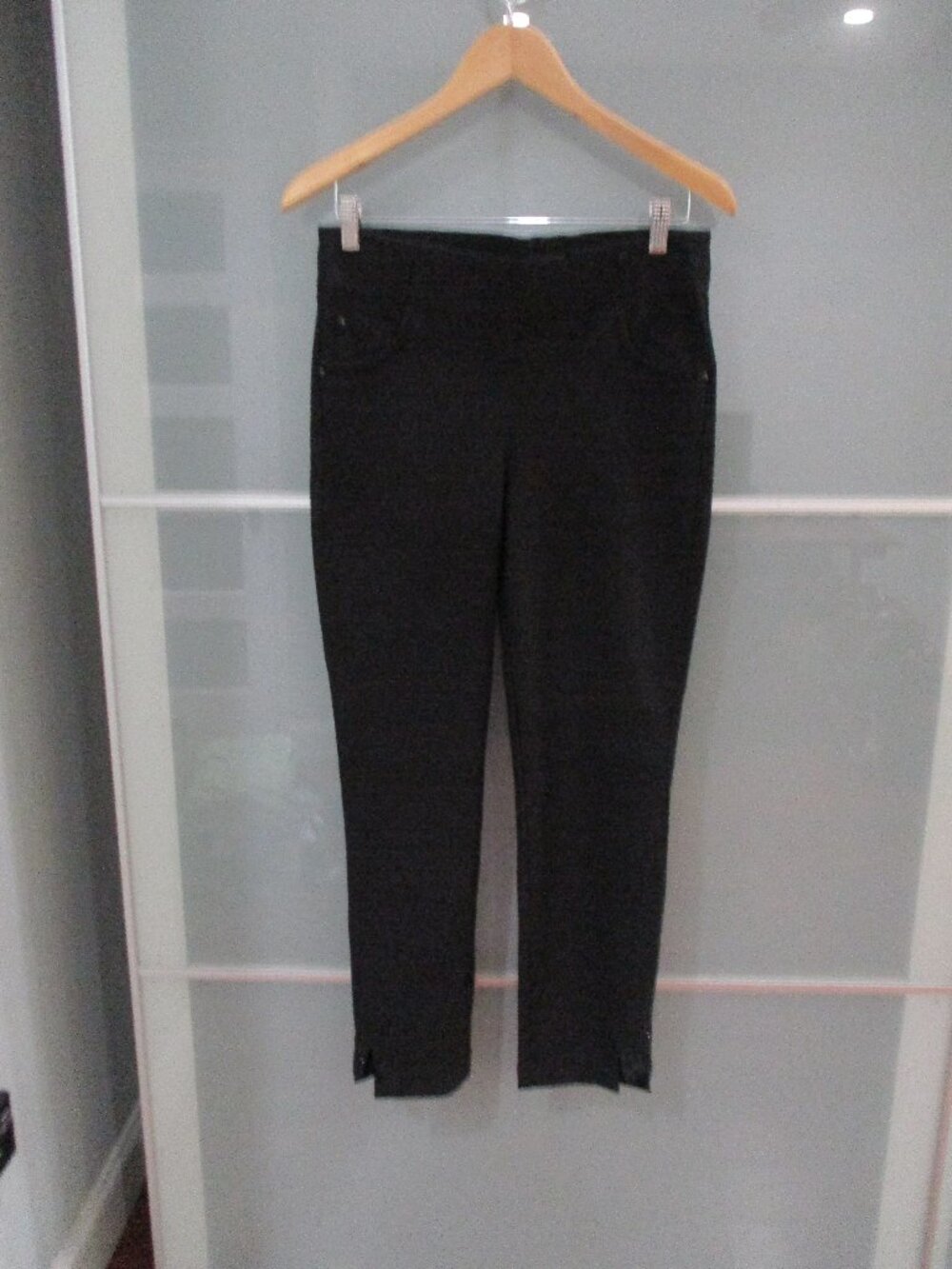 MAGS Collection Rhinestone Embellished Ankle Pants